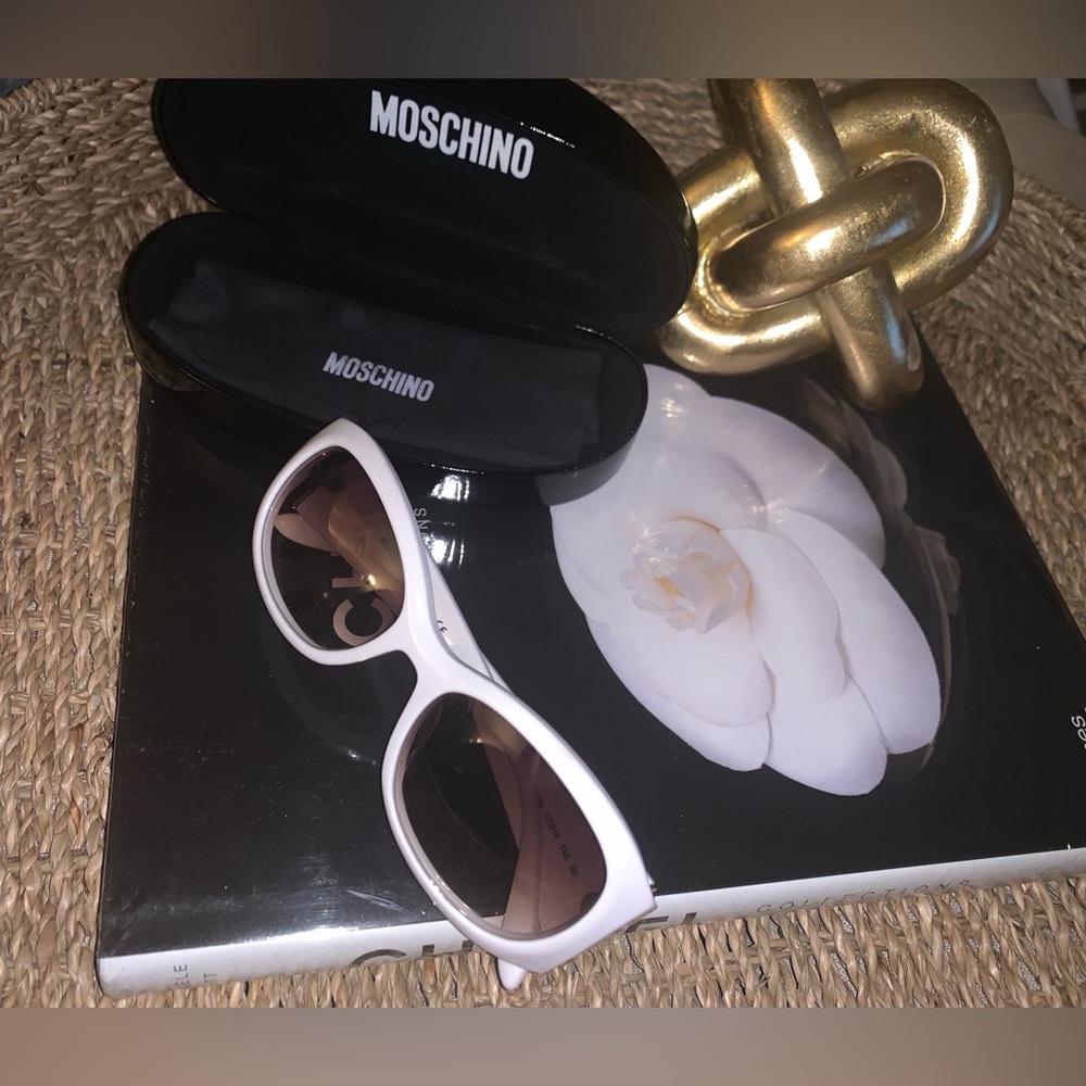 Vintage Moschino White Sunglasses - Picture 3 of 17